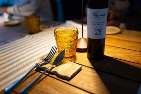 Ambiente Bild gedeckter Tisch im Zijavica Restaurant Moscenicka Draga