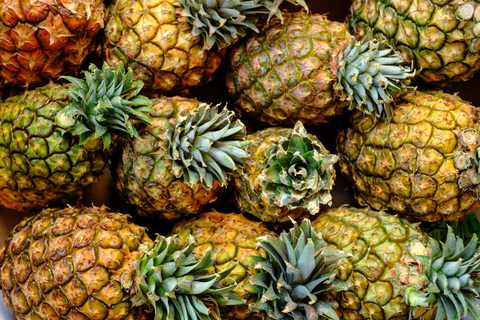 Ananas, auch bekannt als Pineapple oder Ananas comosus