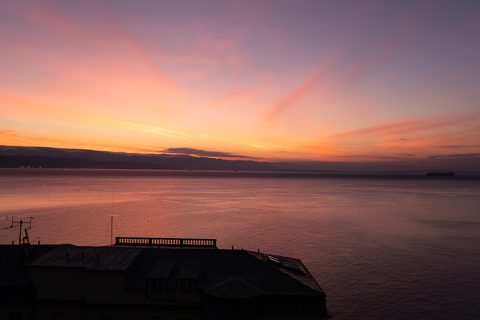 Bucht Blick Grand Hotel Adriatic Opatija Sonnenaufgang