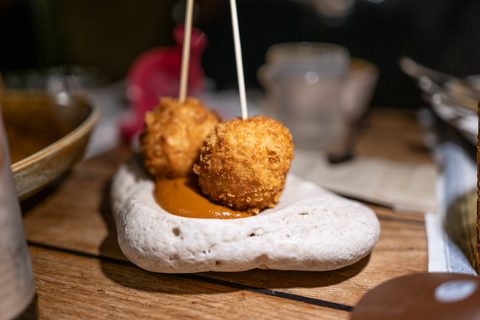 Fisch Lollies Vorspeise Vorspeise im Zijavica Restaurant Moscenicka Draga