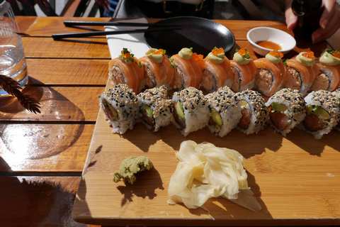 Sushi mit Ingwer und Wasabi im Restaurant Henssler at Home