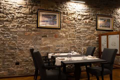Zigante Restaurant, gedeckte Tische