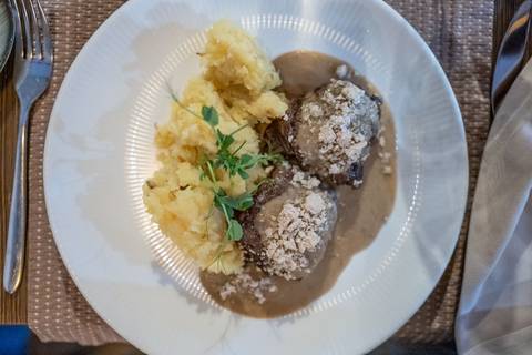 Geschmorte Rinderbäckchen im Ganeum Restaurant Lovran